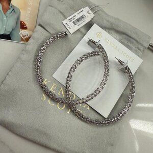Kendra Scott- Maggie Silver Filigree Earrings